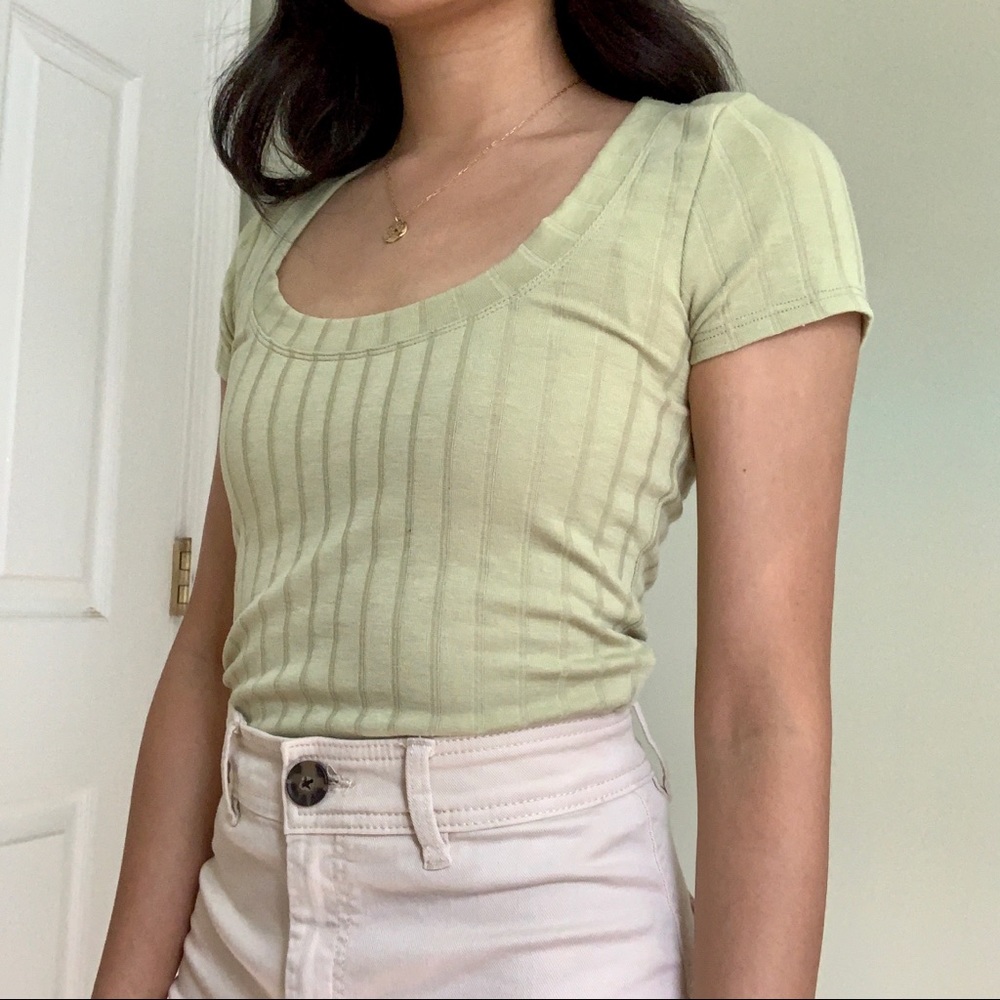 green forever 21 top (size small)